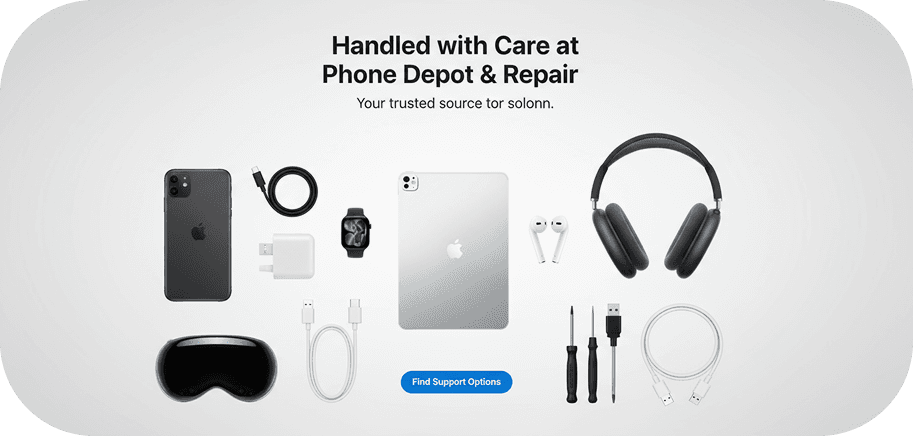 Handled with Care at Phone Depot & Repair - Your trusted source for repair